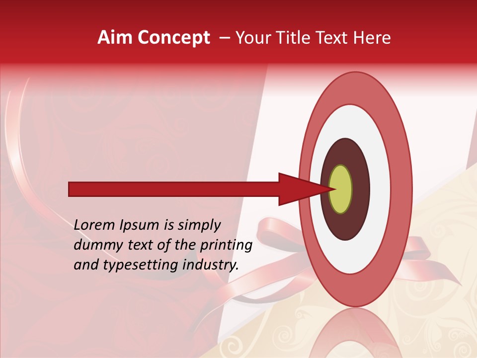 Visiting Decor Inscription PowerPoint Template