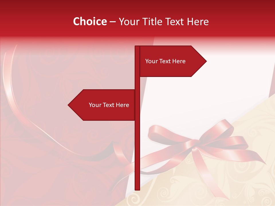 Visiting Decor Inscription PowerPoint Template