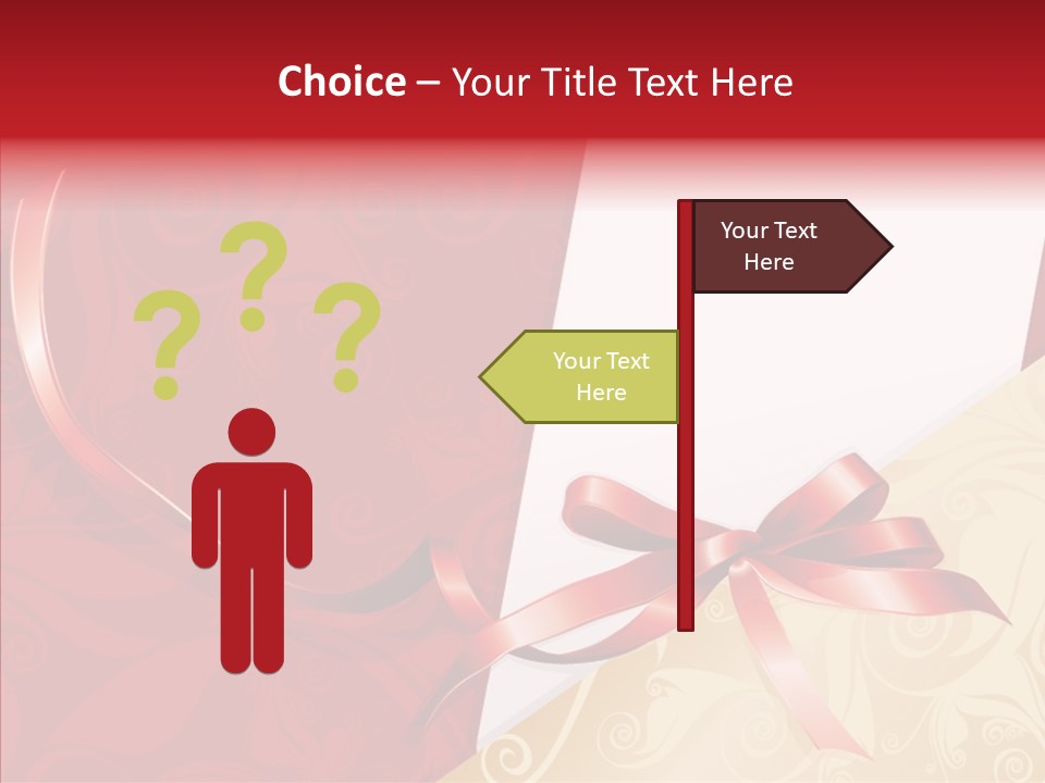 Visiting Decor Inscription PowerPoint Template