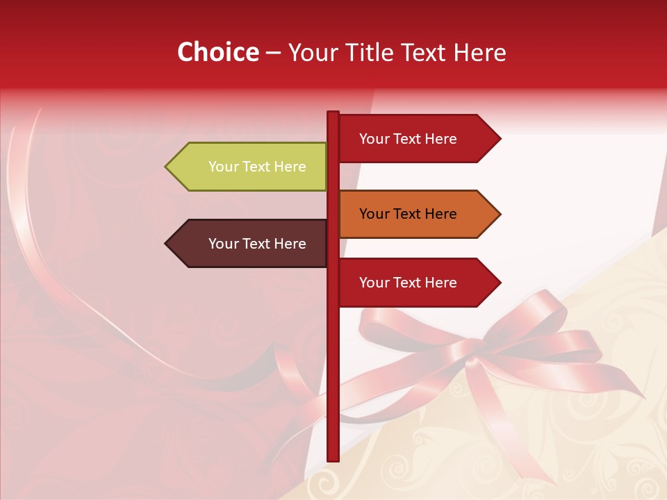 Visiting Decor Inscription PowerPoint Template