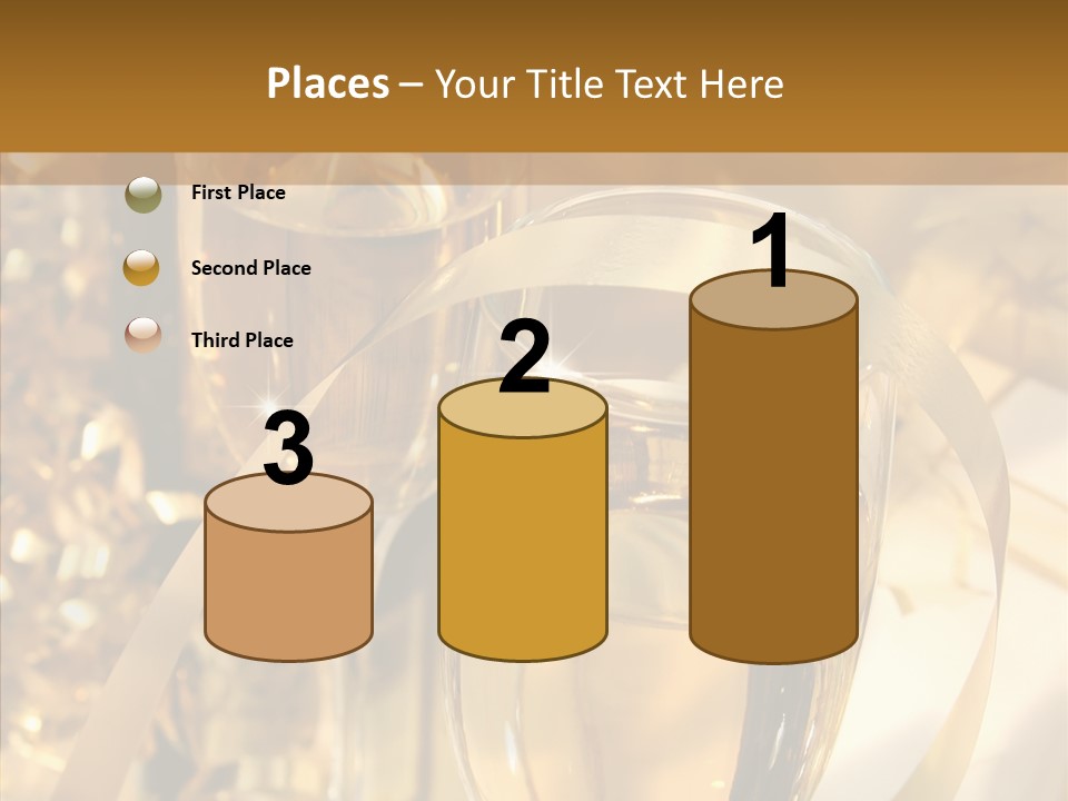 Beverage Neck Champagne PowerPoint Template