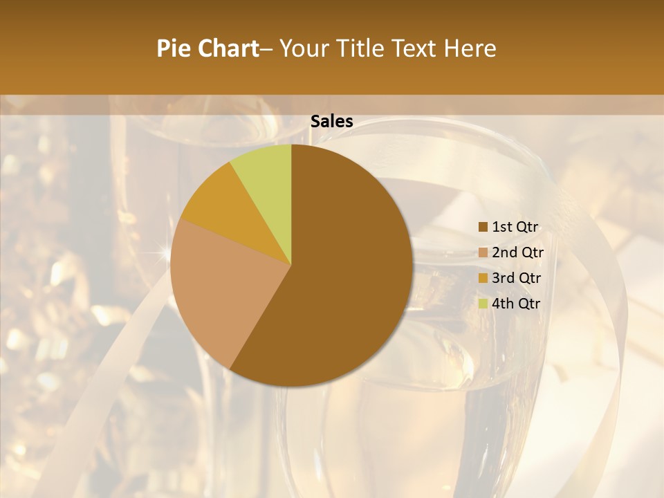 Beverage Neck Champagne PowerPoint Template