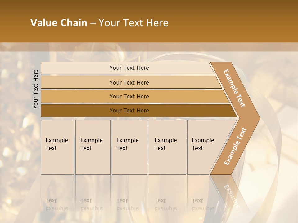 Beverage Neck Champagne PowerPoint Template