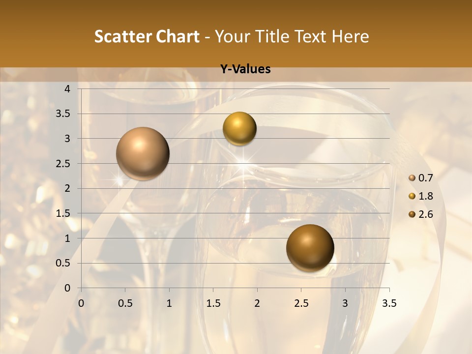 Beverage Neck Champagne PowerPoint Template