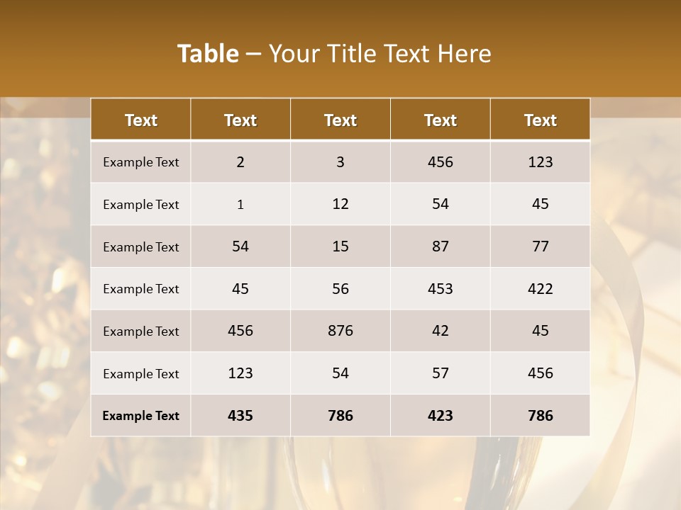 Beverage Neck Champagne PowerPoint Template