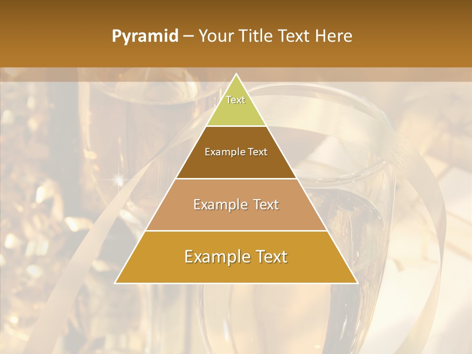 Beverage Neck Champagne PowerPoint Template