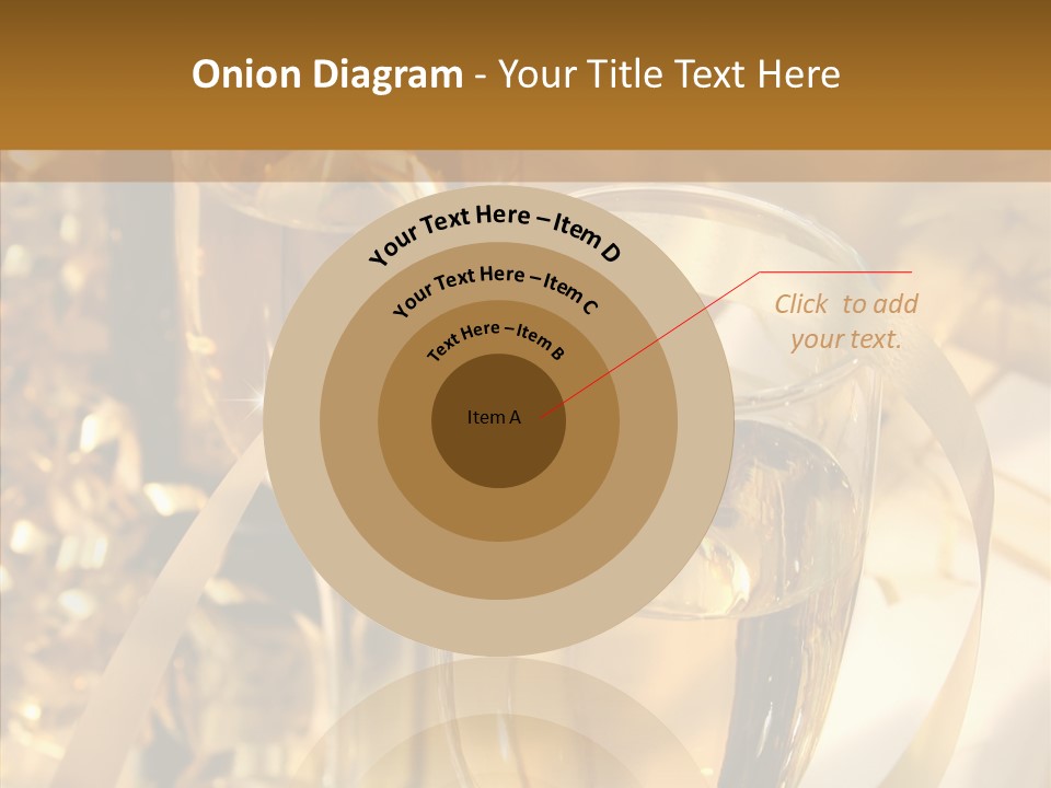 Beverage Neck Champagne PowerPoint Template