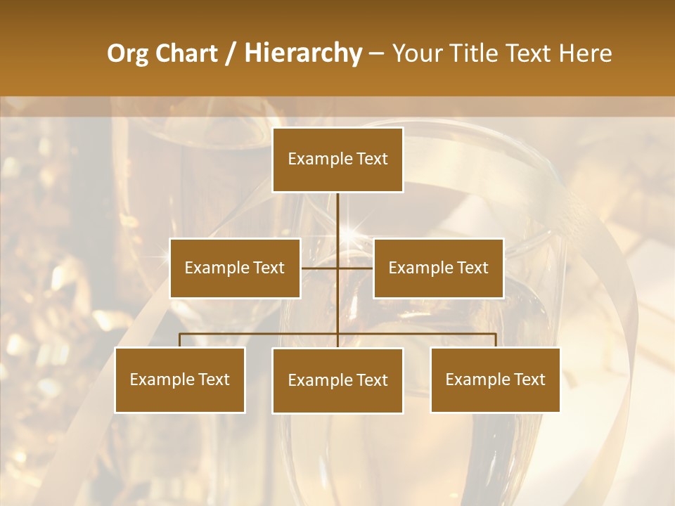 Beverage Neck Champagne PowerPoint Template