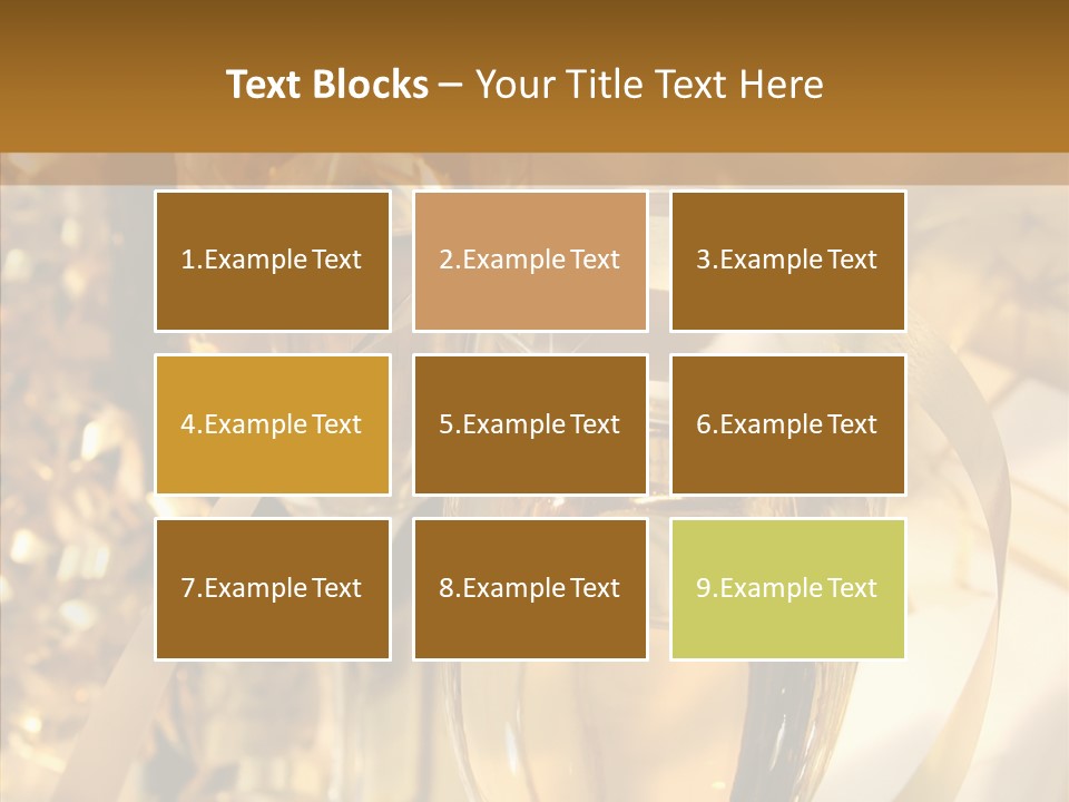 Beverage Neck Champagne PowerPoint Template