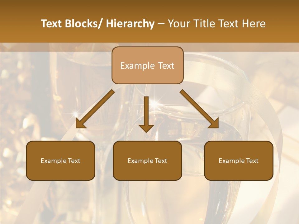 Beverage Neck Champagne PowerPoint Template