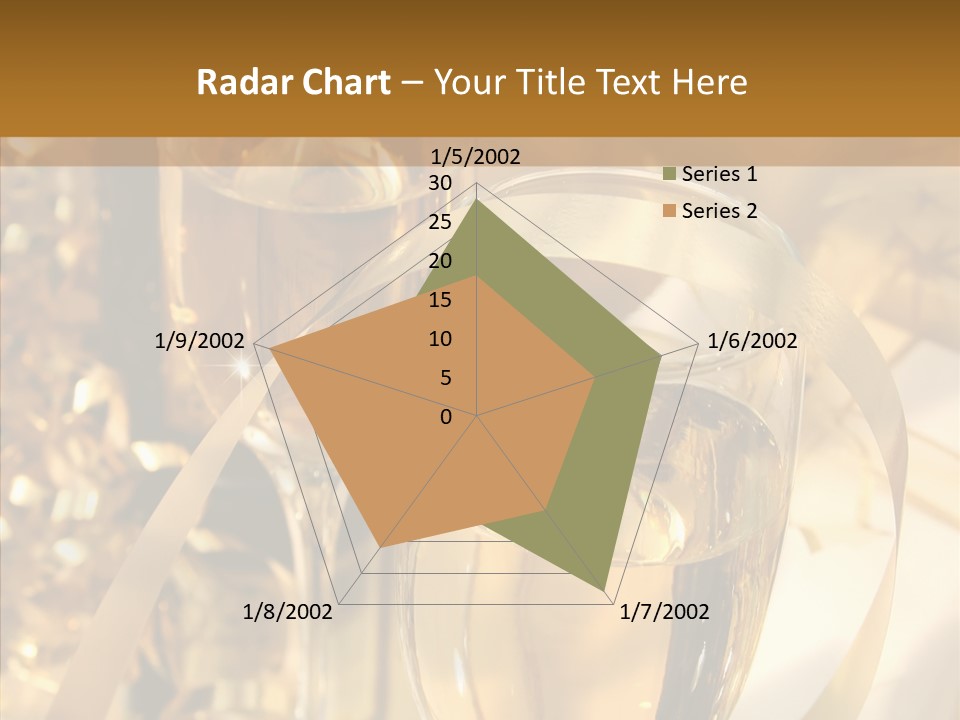 Beverage Neck Champagne PowerPoint Template