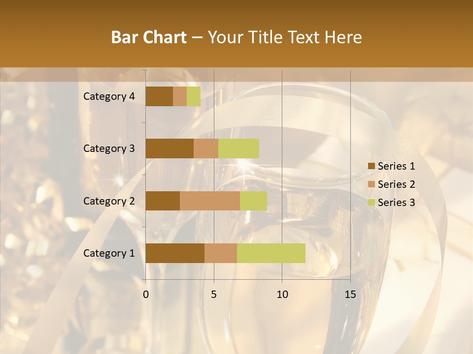 Beverage Neck Champagne PowerPoint Template