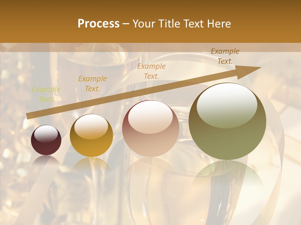 Beverage Neck Champagne PowerPoint Template