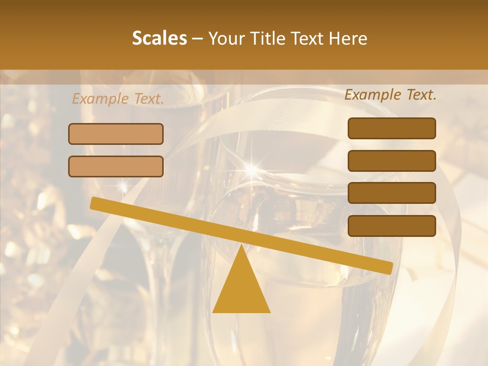 Beverage Neck Champagne PowerPoint Template