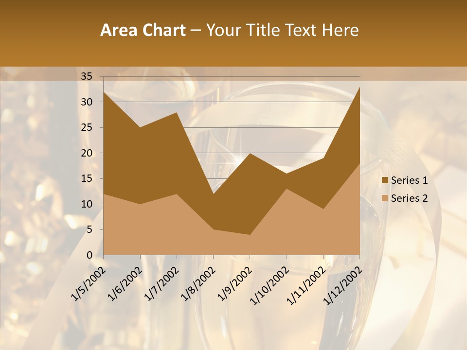 Beverage Neck Champagne PowerPoint Template