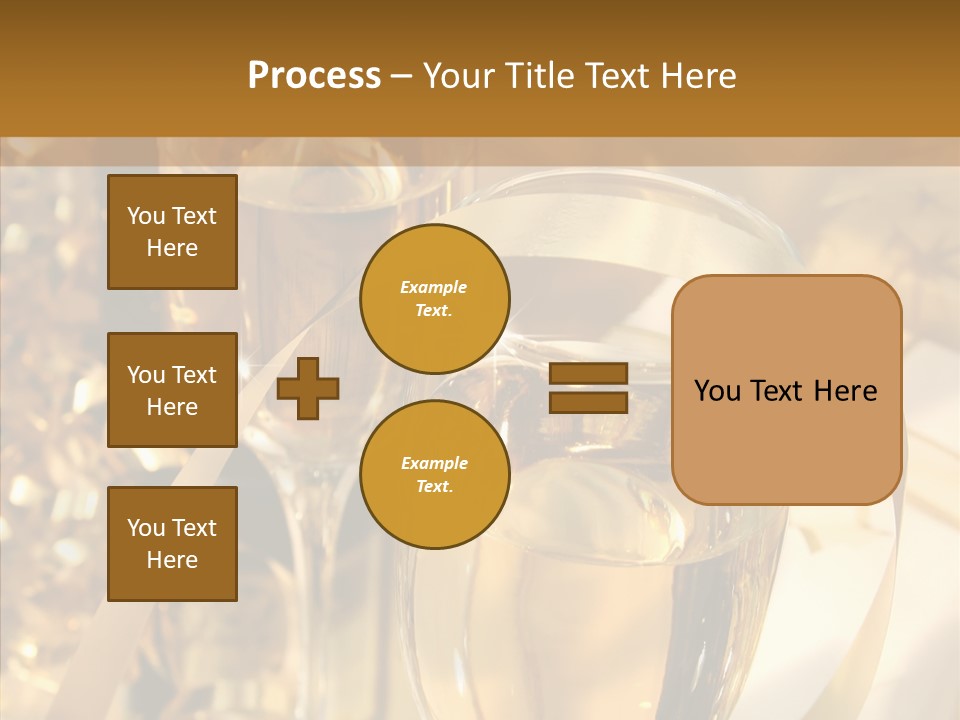 Beverage Neck Champagne PowerPoint Template
