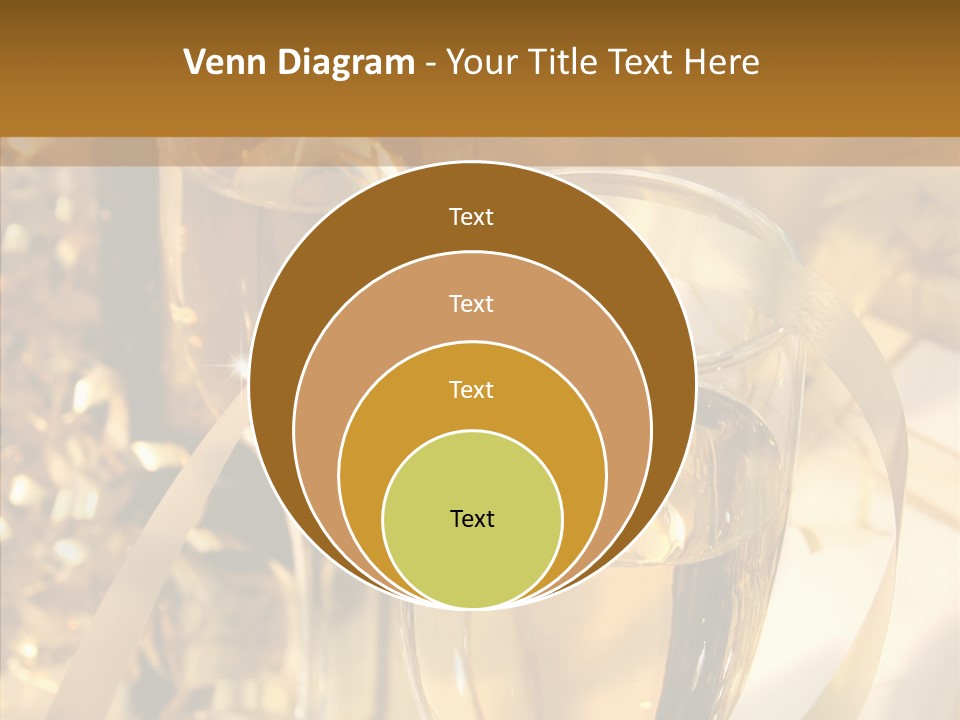 Beverage Neck Champagne PowerPoint Template