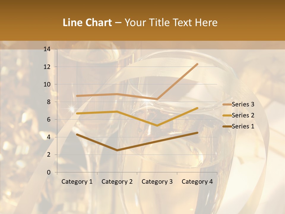 Beverage Neck Champagne PowerPoint Template