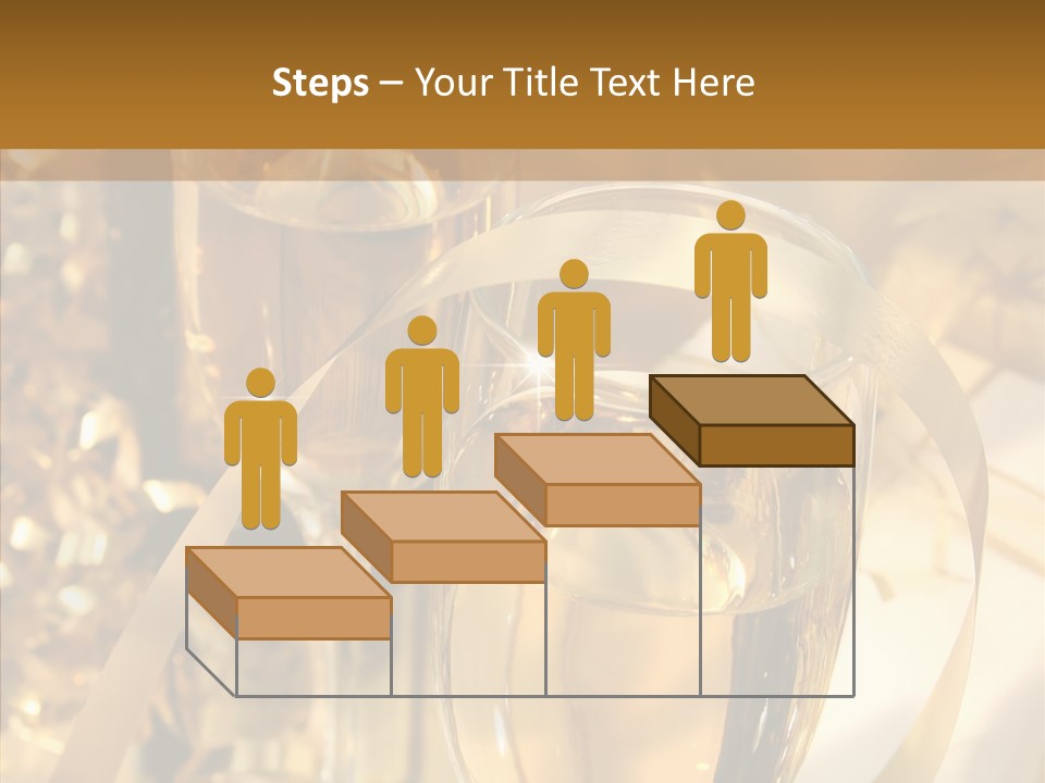 Beverage Neck Champagne PowerPoint Template