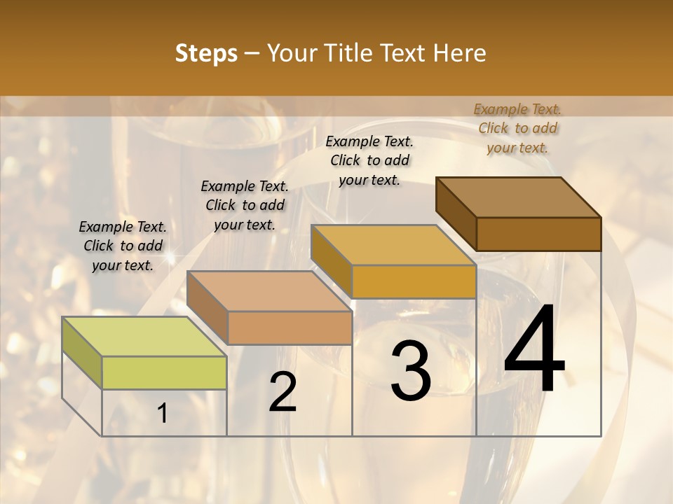 Beverage Neck Champagne PowerPoint Template