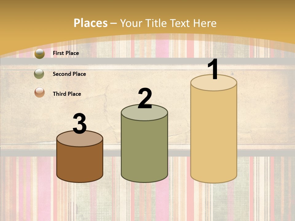 Paint Striped Festive PowerPoint Template