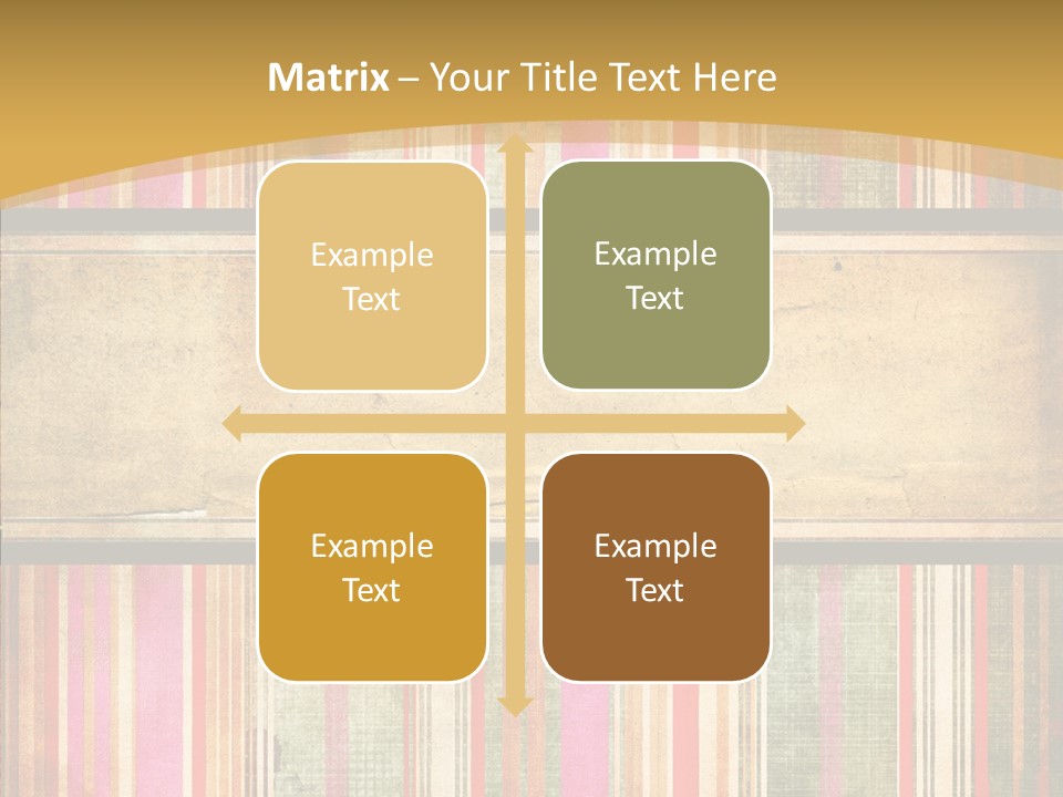 Paint Striped Festive PowerPoint Template