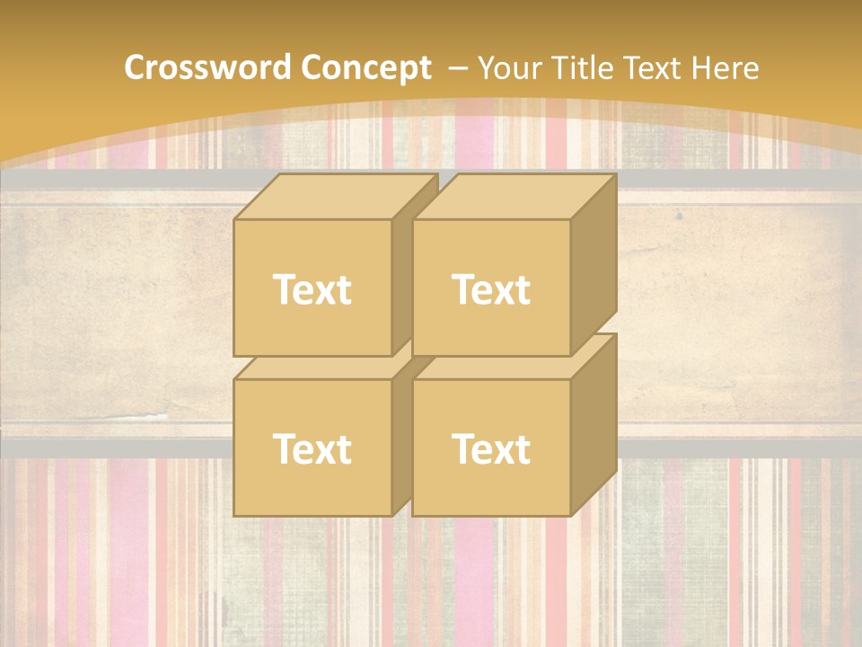 Paint Striped Festive PowerPoint Template