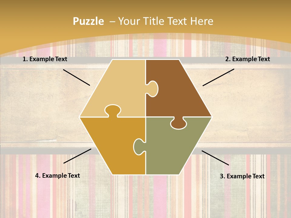 Paint Striped Festive PowerPoint Template