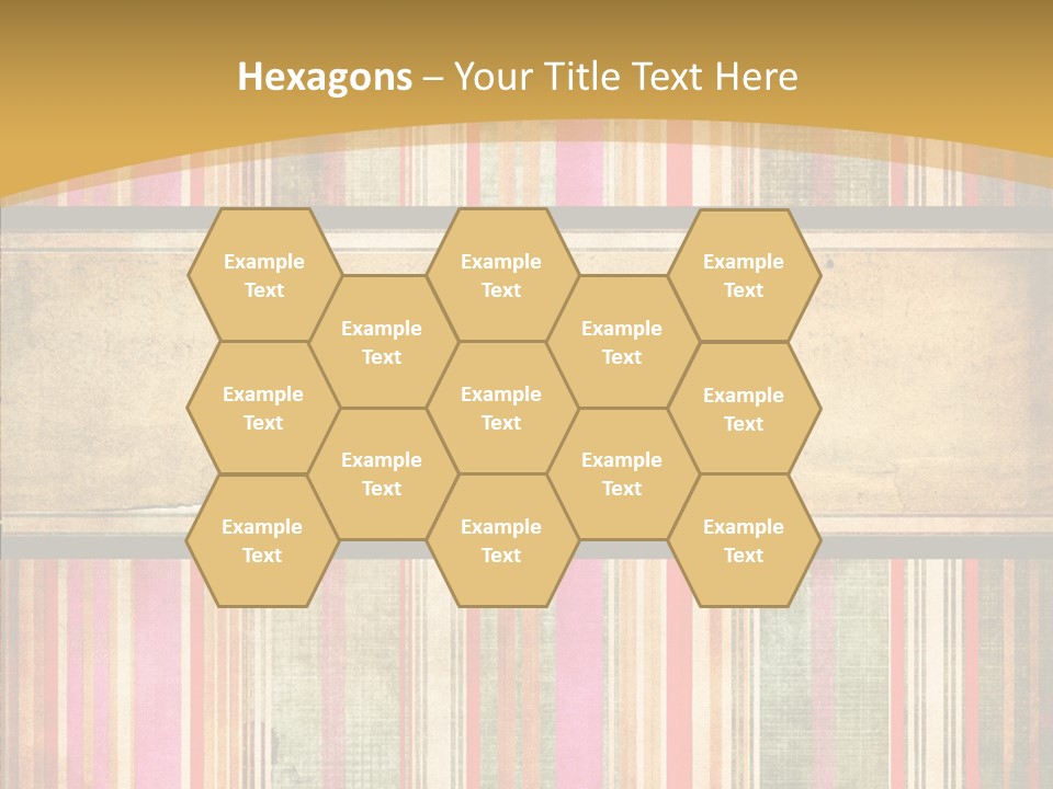 Paint Striped Festive PowerPoint Template