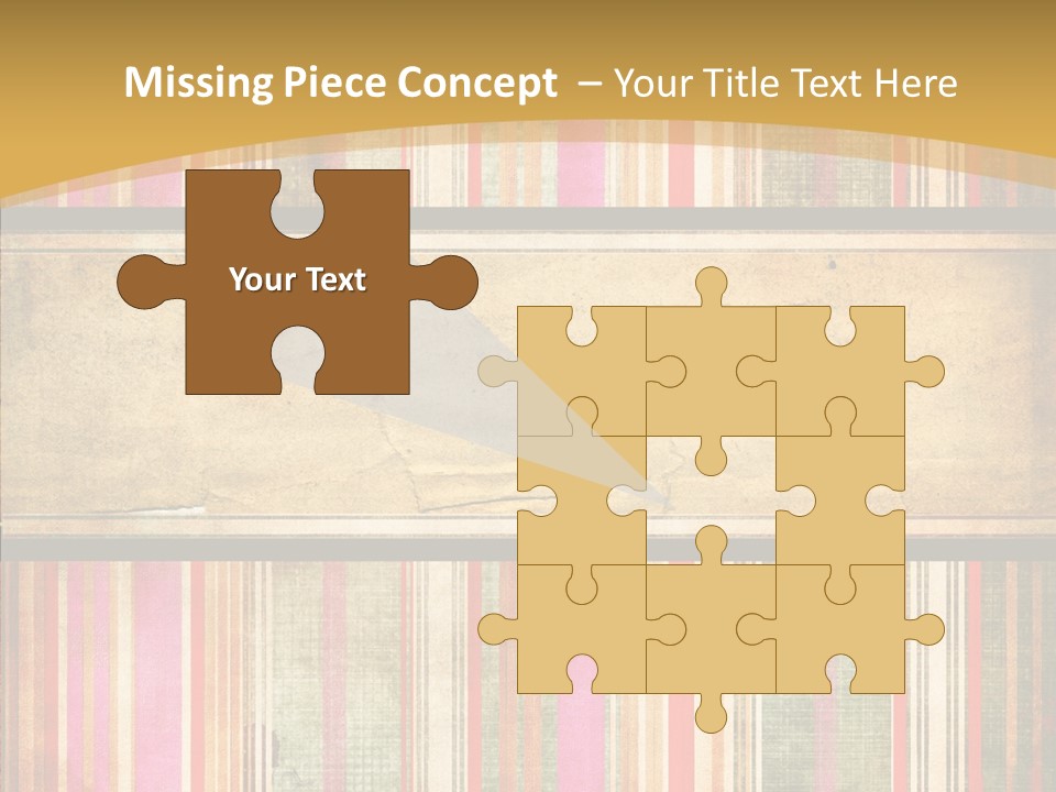 Paint Striped Festive PowerPoint Template