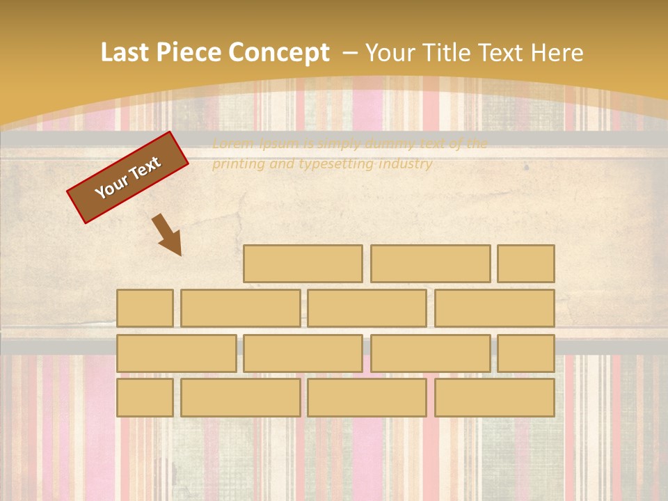 Paint Striped Festive PowerPoint Template