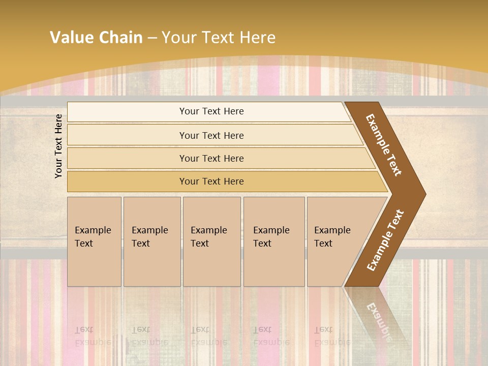 Paint Striped Festive PowerPoint Template