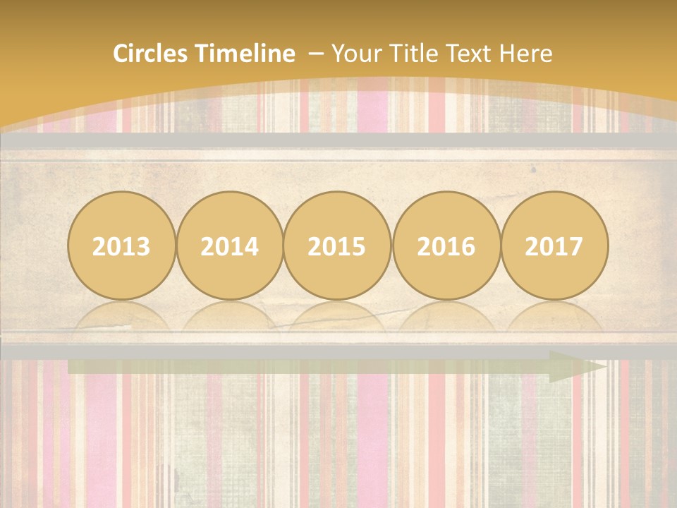 Paint Striped Festive PowerPoint Template