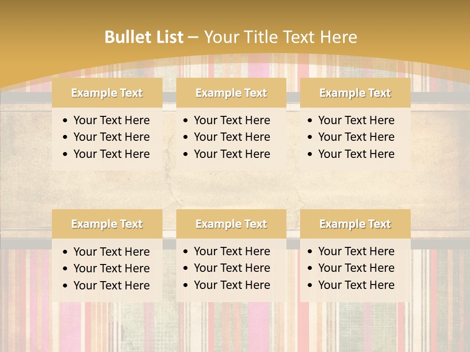 Paint Striped Festive PowerPoint Template