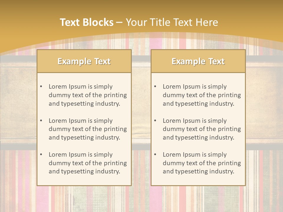 Paint Striped Festive PowerPoint Template
