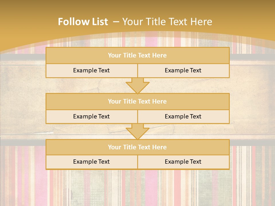 Paint Striped Festive PowerPoint Template