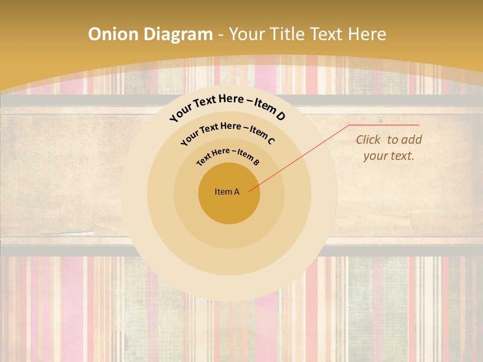 Paint Striped Festive PowerPoint Template