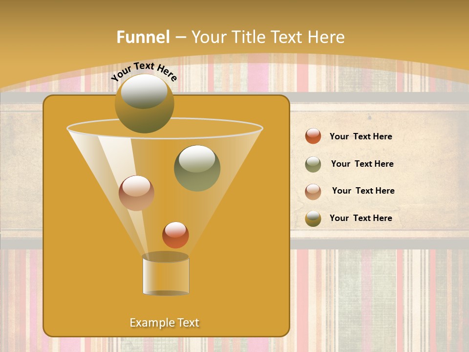 Paint Striped Festive PowerPoint Template