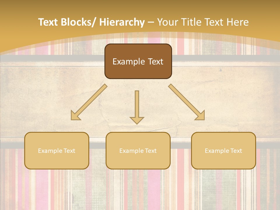 Paint Striped Festive PowerPoint Template