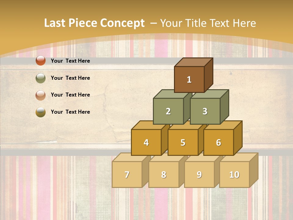 Paint Striped Festive PowerPoint Template