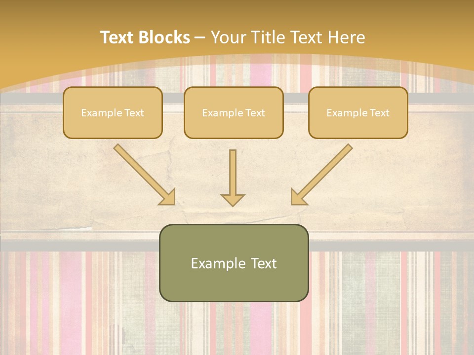 Paint Striped Festive PowerPoint Template