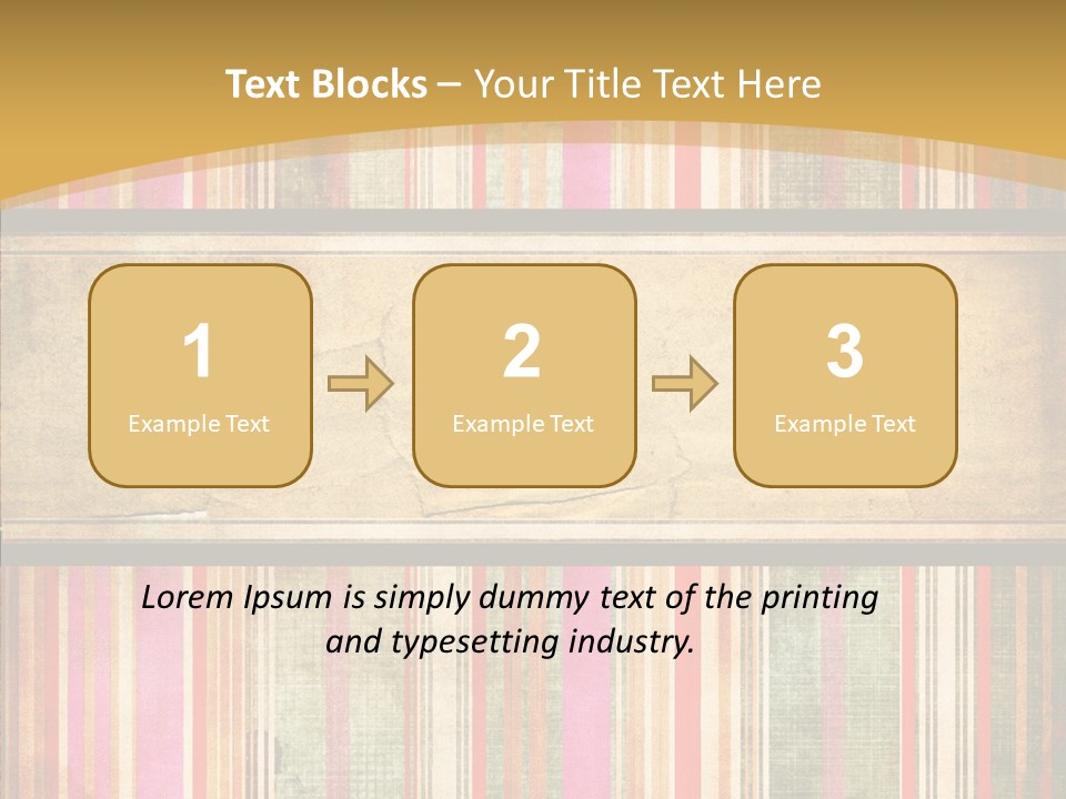 Paint Striped Festive PowerPoint Template
