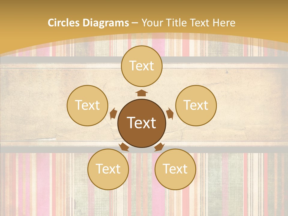 Paint Striped Festive PowerPoint Template