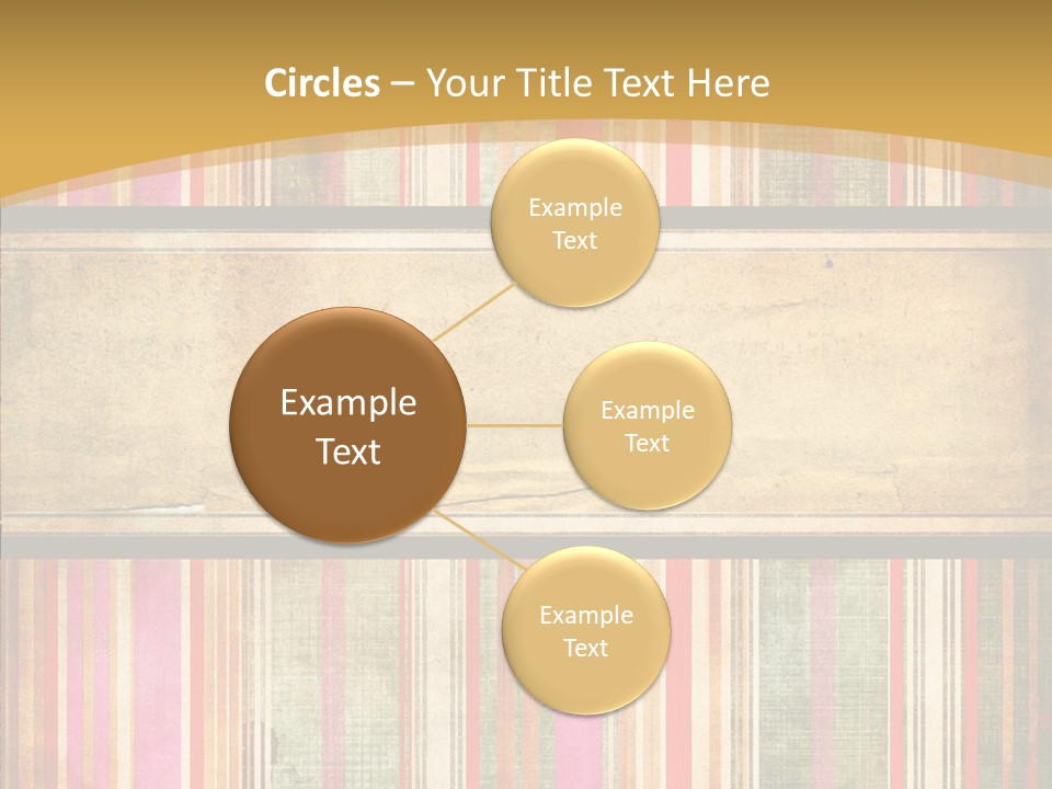 Paint Striped Festive PowerPoint Template