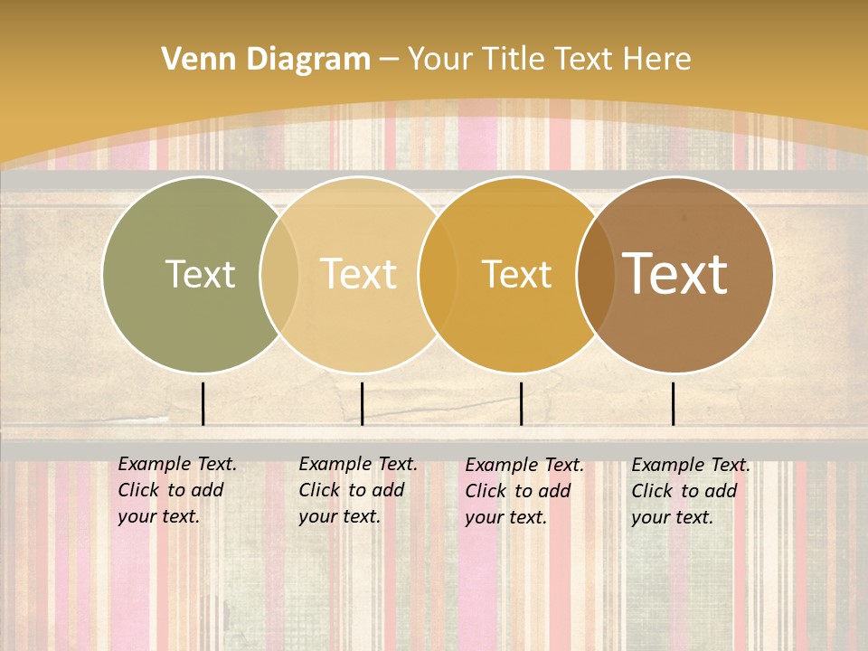 Paint Striped Festive PowerPoint Template