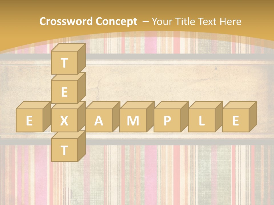 Paint Striped Festive PowerPoint Template