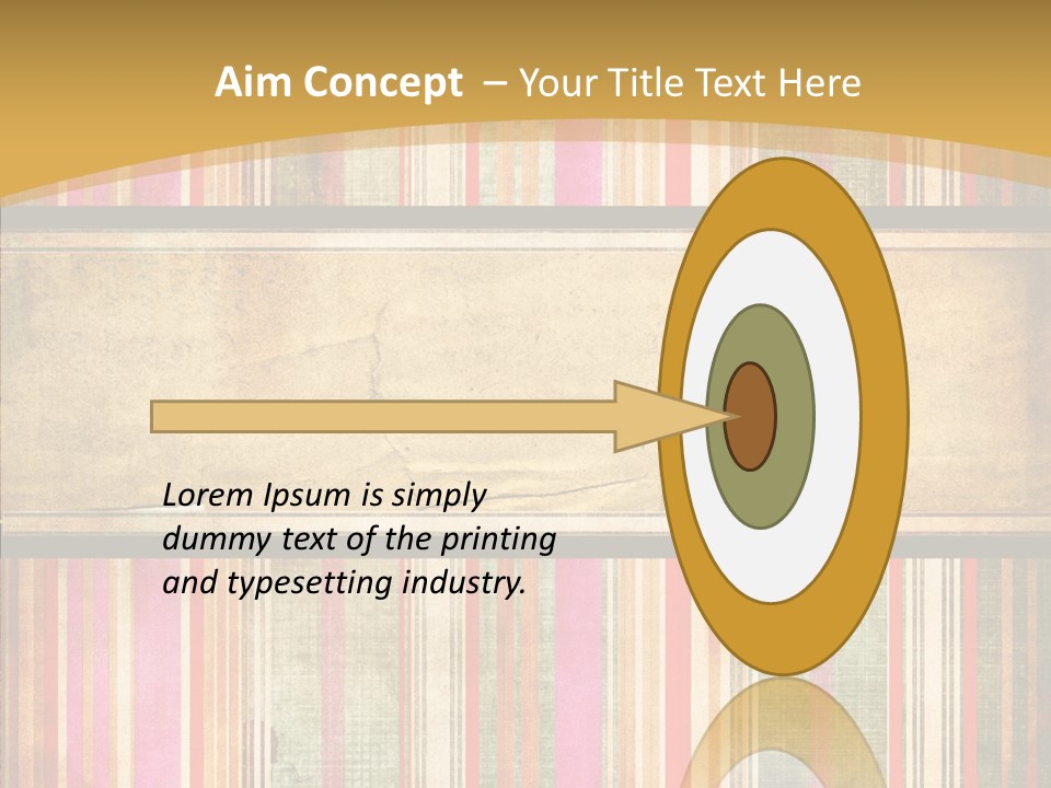 Paint Striped Festive PowerPoint Template