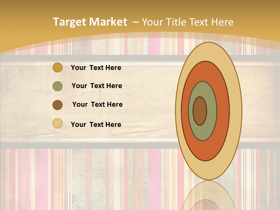 Paint Striped Festive PowerPoint Template