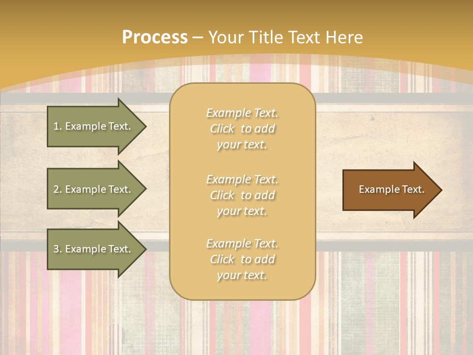 Paint Striped Festive PowerPoint Template