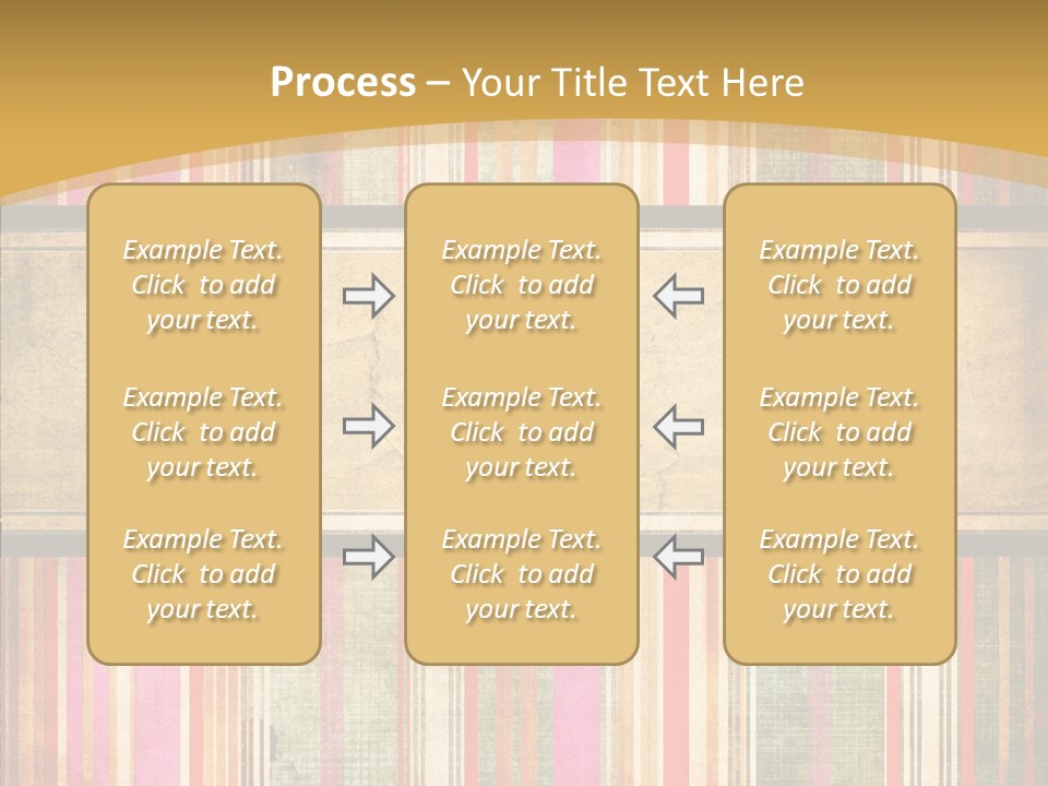 Paint Striped Festive PowerPoint Template